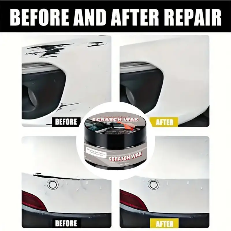 Scratch Repair Restorer Wax Multifunctional Scratch And Swirl Remover Portable Paint Scratch Repair For Vehicles Polish And Wax