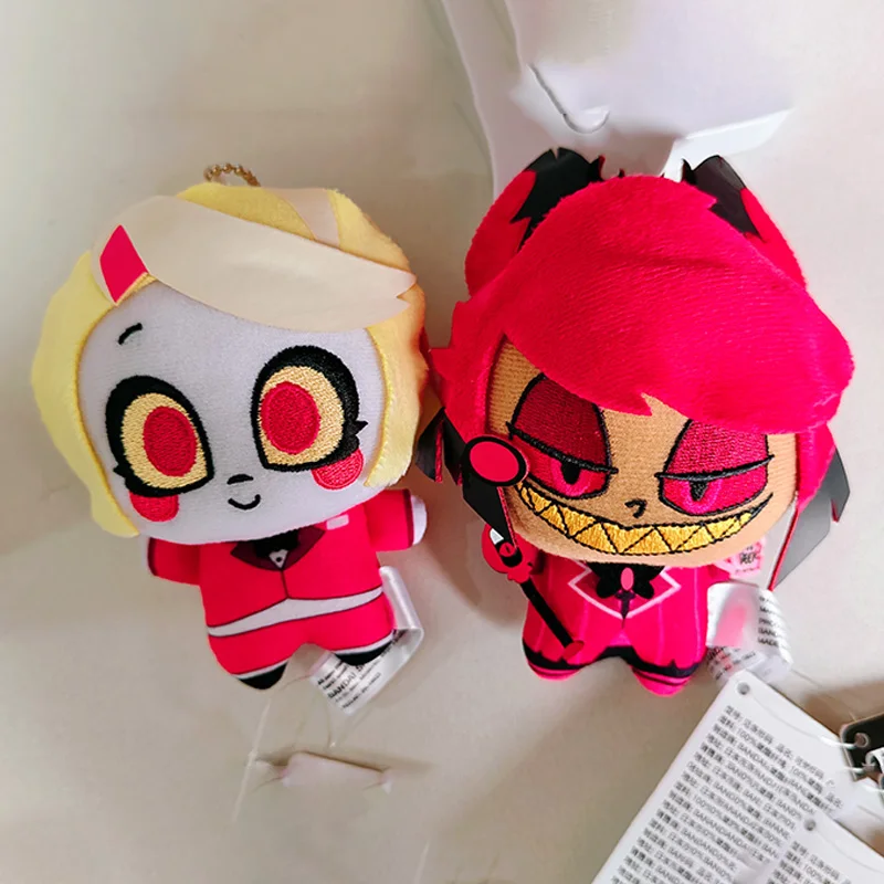 

﻿ Новинка в наличии, натуральная аниме-плюшевая кукла Bandai, мягкая игрушка с наполнителем животных, коллекционная серия Hazbin, отель, Alastor Vaggie, игрушки в подарок