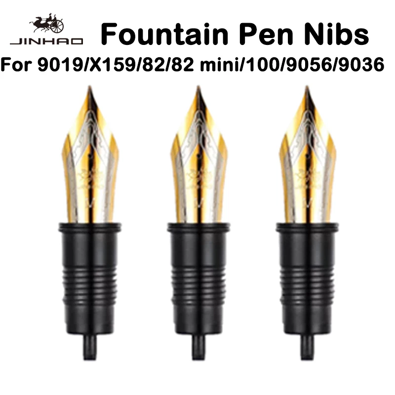 jinhao iridio substituido ef f m nib para 9019 x159 82 82 mini 100 9056 9036 caneta fonte escola material de escritorio papelaria pecas 01