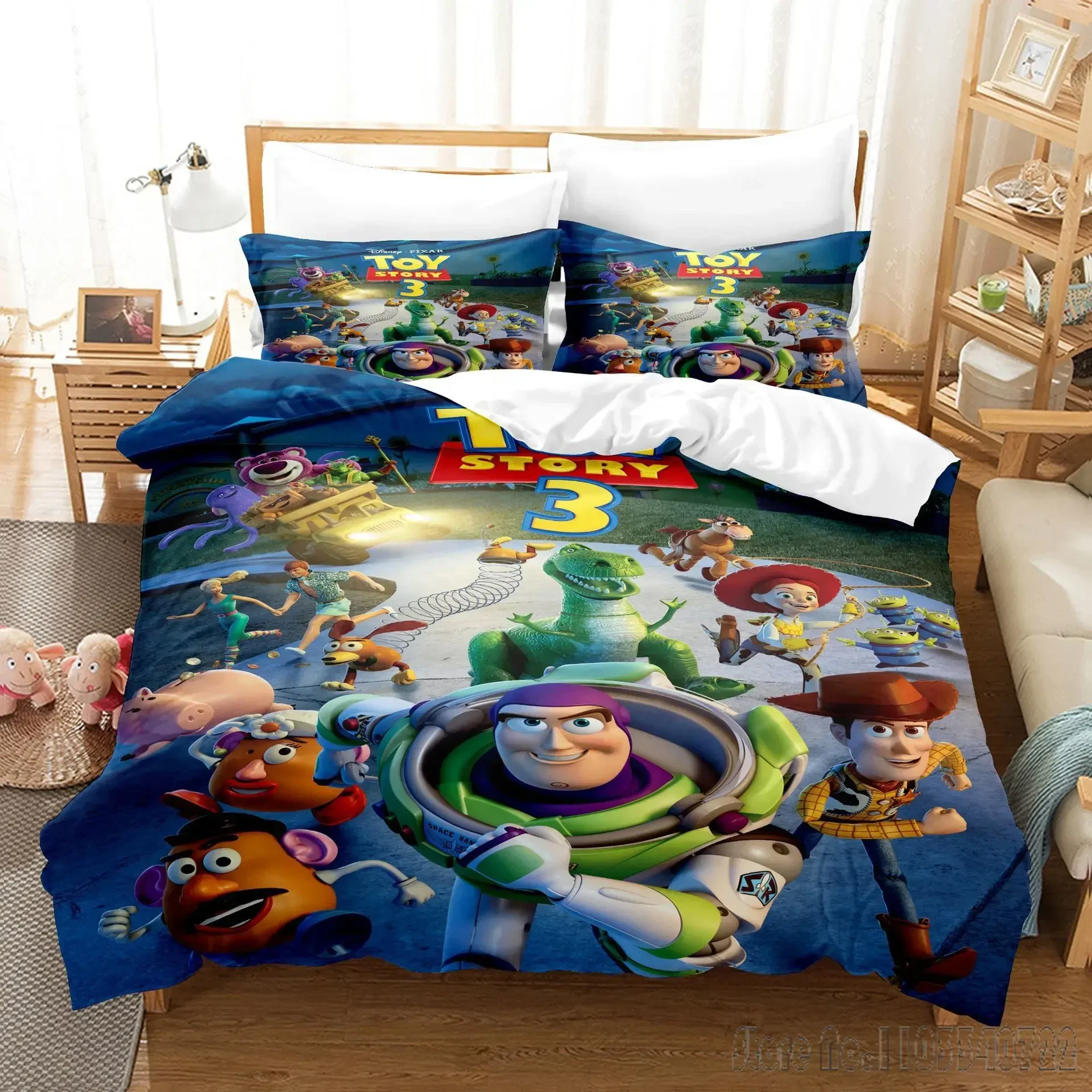 3D Disney Toy Story Duvet Cover Set HD Comforter Cover for Kids Bedding Sets Bedclothes Bedroom Decor