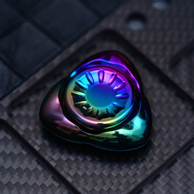 Seiko Intelligent Manufacturing EDC Sugar Pack Drie pagina's Smooth Feel Mechanisch Metaal Fidget Spinner Decompressiespeelgoed