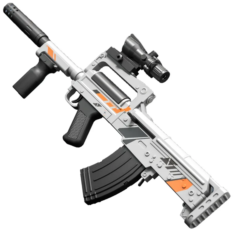 GROZA Soft Bullet Fucile d'assalto Modello di tiro Pistola giocattolo maschile a ripetizione elettrica