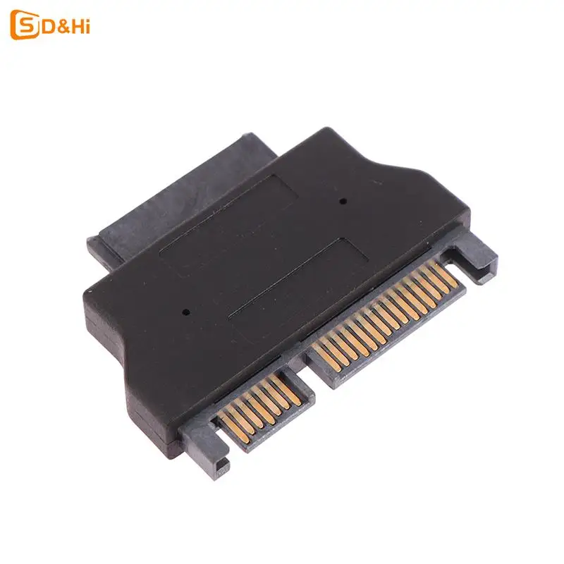 محول Slimline لـ SATA ، 7 + 15 المسلسل ، 22Pin ، ذكر إلى سليم SATA 7 + 6 ، 13Pin أنثى ، اكسسوارات إلكترونية ، 1 قطعة