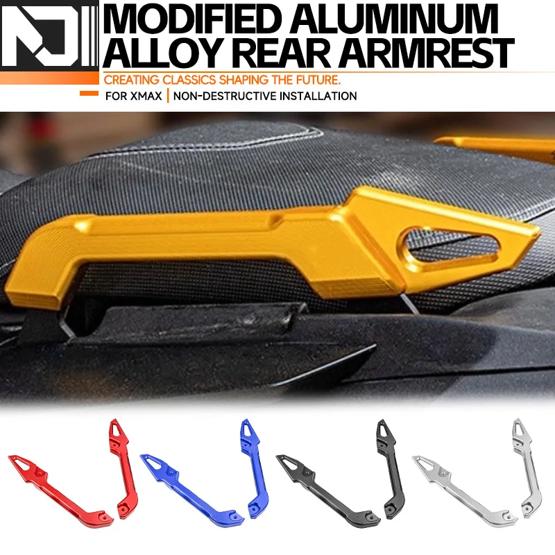 

For Yamaha XMAX 300 xmax 300 2017-2025 2024 2023 2022 2021 2020 Motorcycle Armrest Rear Passenger Protect Grab Bars Seat Armrest