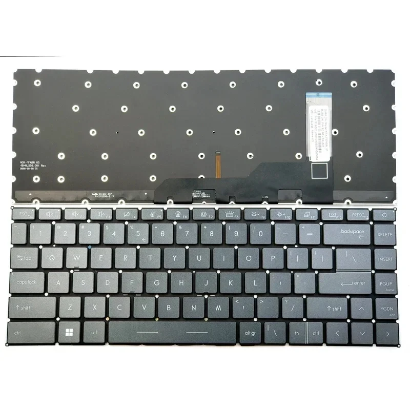 New For MSI Modern 15 A11M A11ML A11MU A11SB A11SBL A11SBU Summit B14 B15 A11M A11MOT A11MT Keyboard US Gray White Backlit