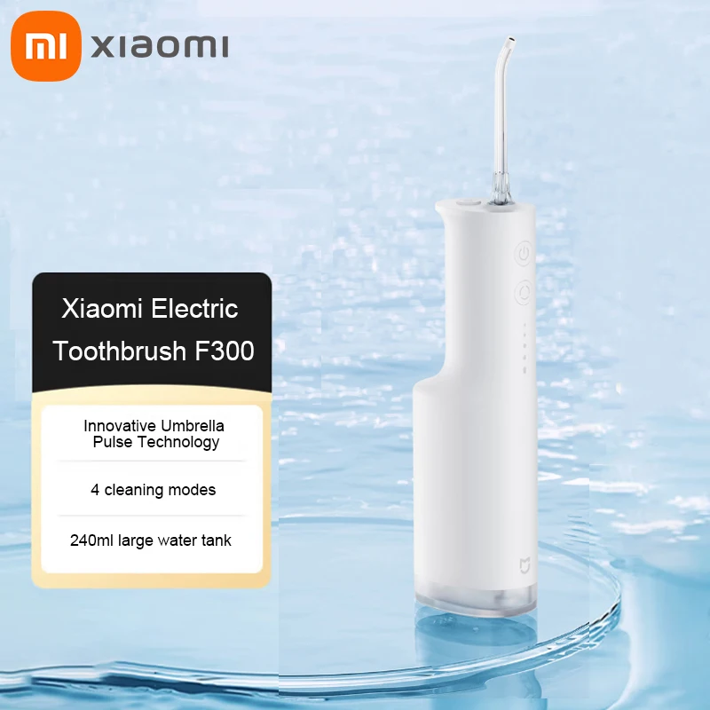 nouvel-irrigateur-buccal-Electrique-xiaomi-f300-reservoir-d'eau-240-ml-4-modes-d'irrigation-frequence-d'impulsions-2000-pulsations-minute-autonomie-de-115-jours