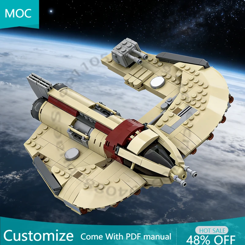 

660 PCS Space War Model Punishing One MOC Customize Modular Building Block Simple Kids Technology Model DIY Toy Birthday Gift