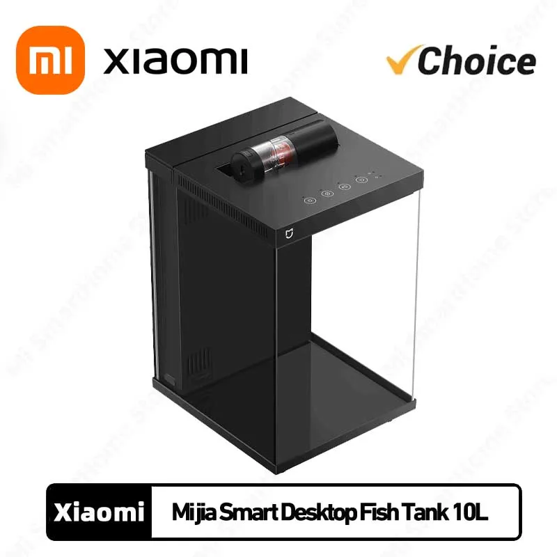 Original Xiaomi Mijia Smart Desktop Fish Tank 10L Remote Feeding Via APP Professional Filtration System Work With Mi Home