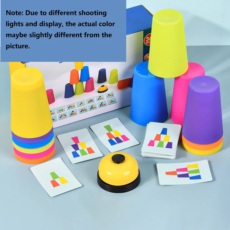 مكدسة كأس معركة للأطفال ، لعبة تفاعلية الوالدين والطفل ، متعة التراص لعبة ، هدية عيد الميلاد