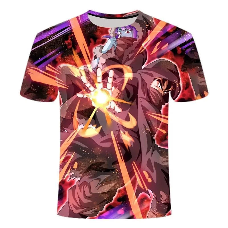 2026 Neue Sommermode Dragon Ball T-Shirt Wukong 3D-Druck Fußball Sport Freizeit Schnelltrocknendes Familien-Matching-T-Shirt – Detail 8