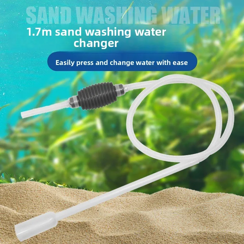 

Semi-automatic Aquarium Clean Vacuum Water Change Changer Gravel Aquarium Simple Fish Tank Vacuum Siphon Pump Cleaner