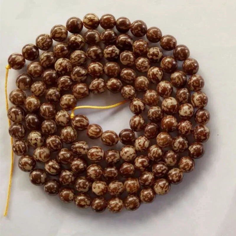 SOURCE Manufacturer Textured Bodhi Bead Bracelet108Beads Polished Tiger Spot White Jade Bodhi114 Bracelet Pieces Scattered Beads