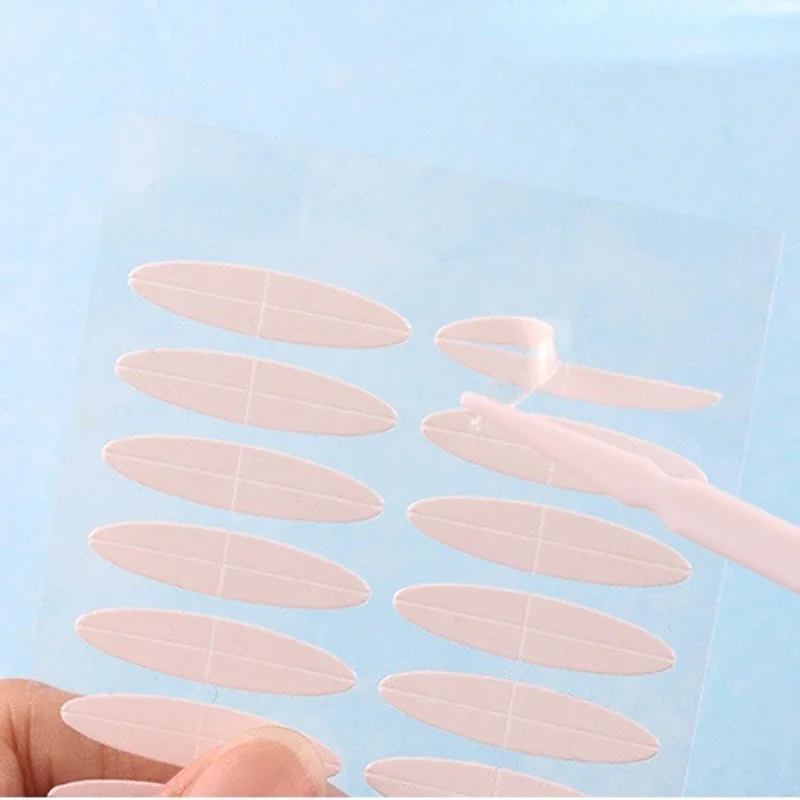 720/1056PC Invisible Double Eyelid Tape Self-Adhesive Transparent Eyelid Stickers Slim/Wide Waterproof Fiber Stickers For Eyelid