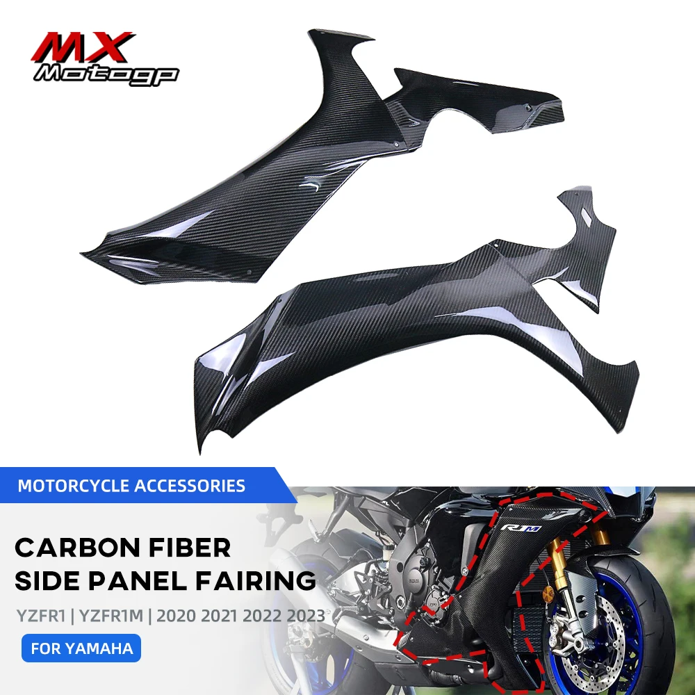 

YZF R1/R1M Motorcycle Accessories Carbon Fiber Left Right Side Panels Fairing Covers For YAMAHA YZF-R1 YZFR1 2020-2023 2022