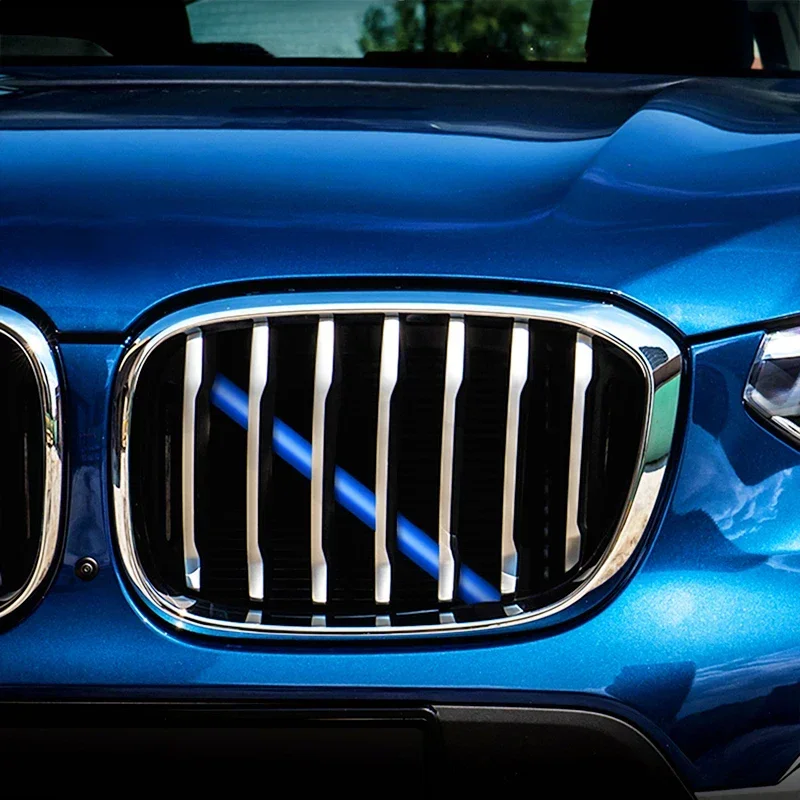 For BMW 1 Series F20 F21 116i 118i 120i 130i Hatchback 2012-2016 Car Front Radiator Grille Frame Trim Protect Strips Accessories