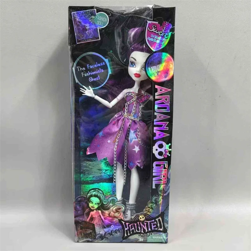 28cm Monster Elf High School Pet Devil Doll Drag Figure Play House Toy Goth Style Joint Movable Doll Ornament Halloween Gift Toy