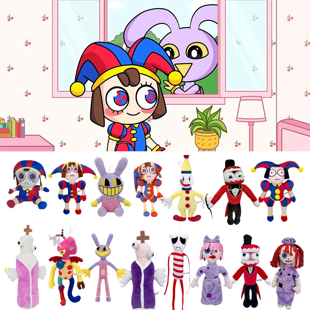 Plushe: تجربة ممتعة مع دمى The Amazing Digital Circus Plush Pomni Jax