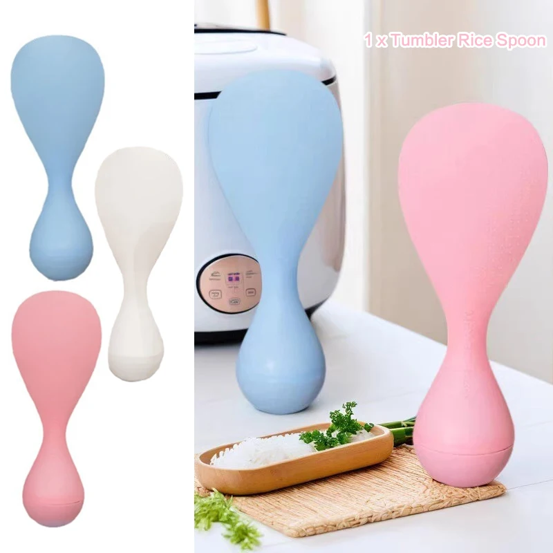 Rice Spoon Home Kitchen Non Stick And Standing Plastic Rice Spoon Paddles-Perfect For Cooking Every Time Kitchen Items Cookware