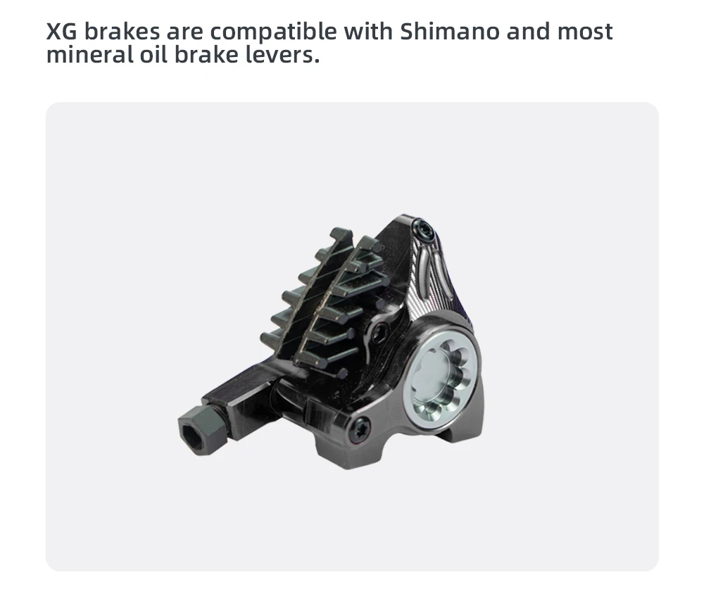 ZRACE M1 XG Flat Mount Brake for Flat Bar Gravel / BMX Raceing,Full CNC Lightweight, Front and Rear Flat Handler Bar Gravel