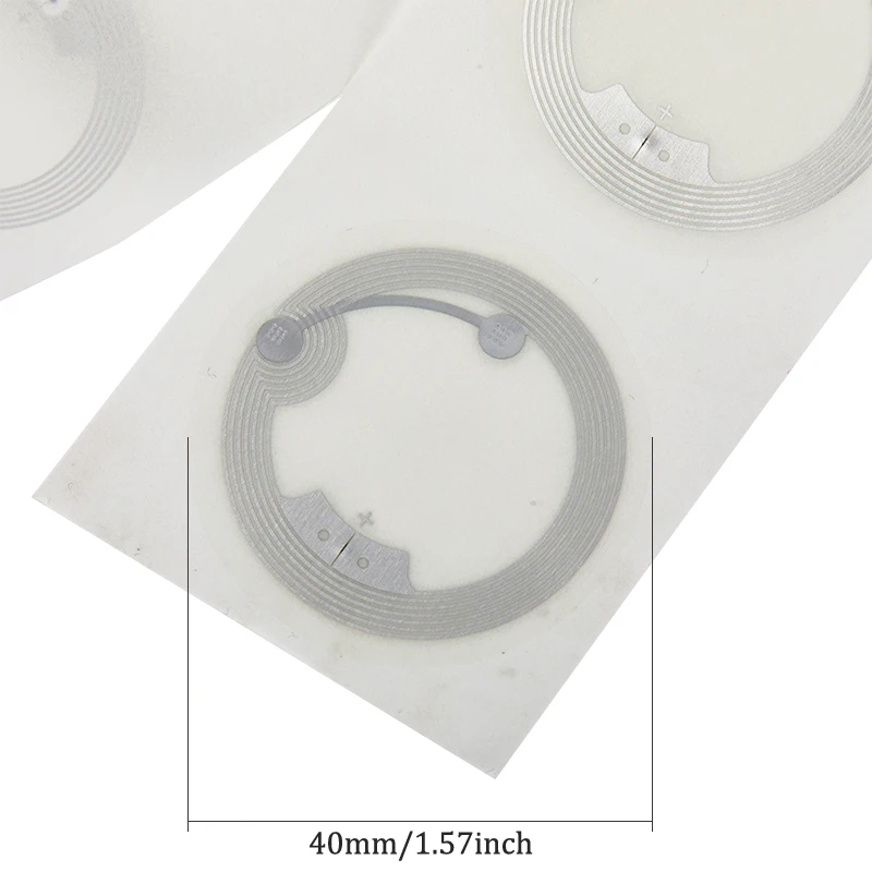 10Pcs Changeable Re-Writtable Round Dia 40mm Sticker NFC Copy Clone Label