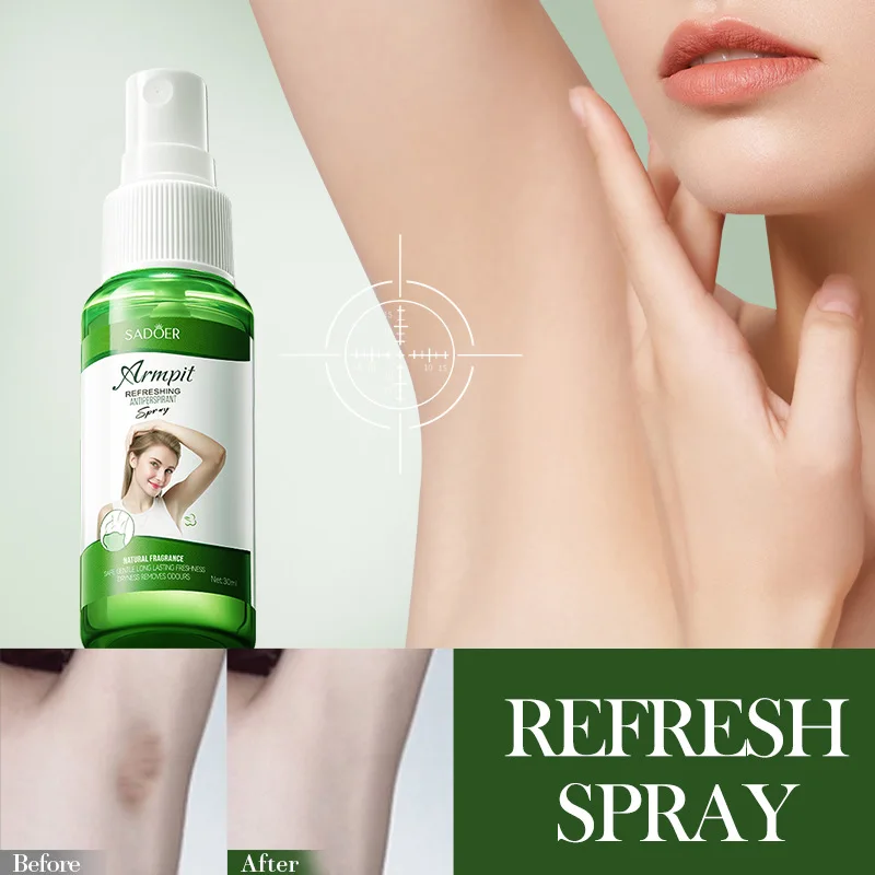 Underarm Odor Removal Spray Body Armpit Odor Remover Sweaty Bad Smell Antiperspirant Underarm Perfume Deodorant For Men And Wome