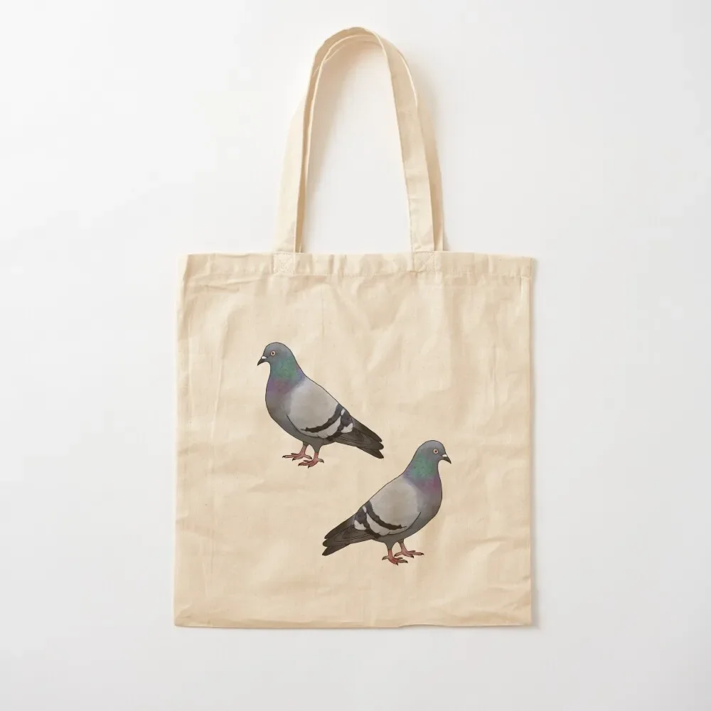 Pigeons Tote Bag Eco bag shopping bags foldable cute tote bag Women's tote