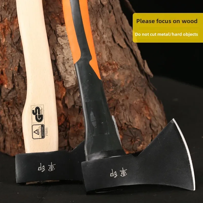 New Outdoor mountain axe, household logging axe, chopping wood and trees, multifunctional forging and hammering woodworking axe