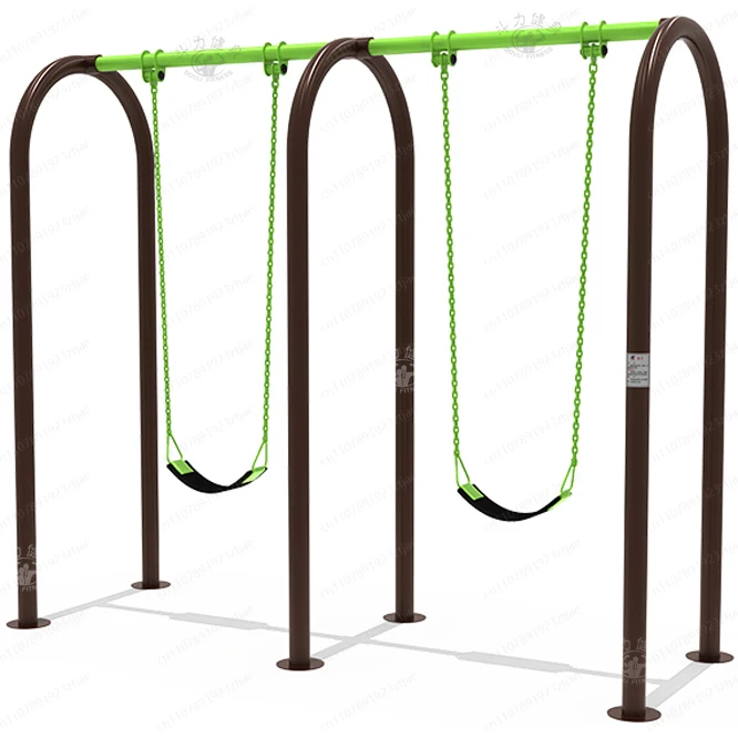 Outdoor multi-user heavy-duty arch swing set Children's playground equipment