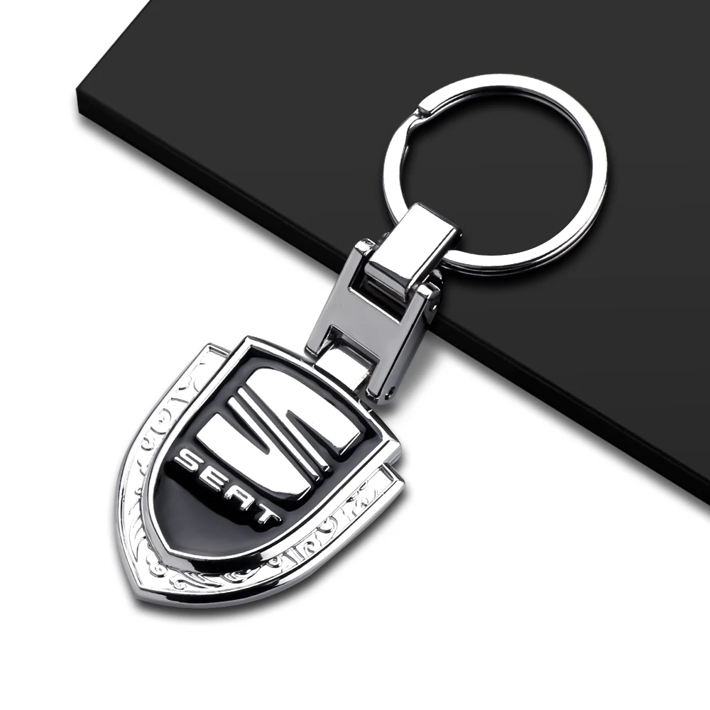 Car Logo Emblem Styling Keyring Keychain Auto Accessories For Seat Cupra FR Racing Ibiza Leon E-racer Ateca Formentor Sportcoupe