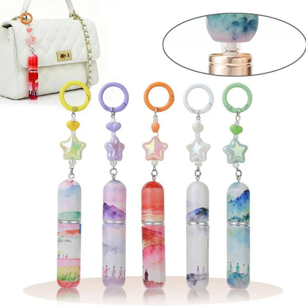 Mode 5 ml Mini Parfüm Flasche Nachfüllbare Tragbare Spray Rotierenden Flasche Leere Lagerung Sprayer Spray Zerstäuber Flasche