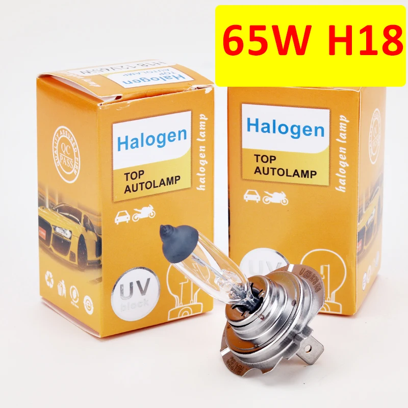

10 PCS H18 12V 65W PY26d-1 Standard Car Headlight Halogen Lamps