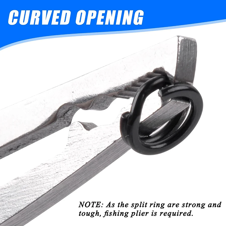 حلقات صيد سبليت من الفولاذ المقاوم للصدأ ، للخدمة الشاقة ، وصلات إغراء بالارض ، معالجة محطة مياه مالحة ، 50 *