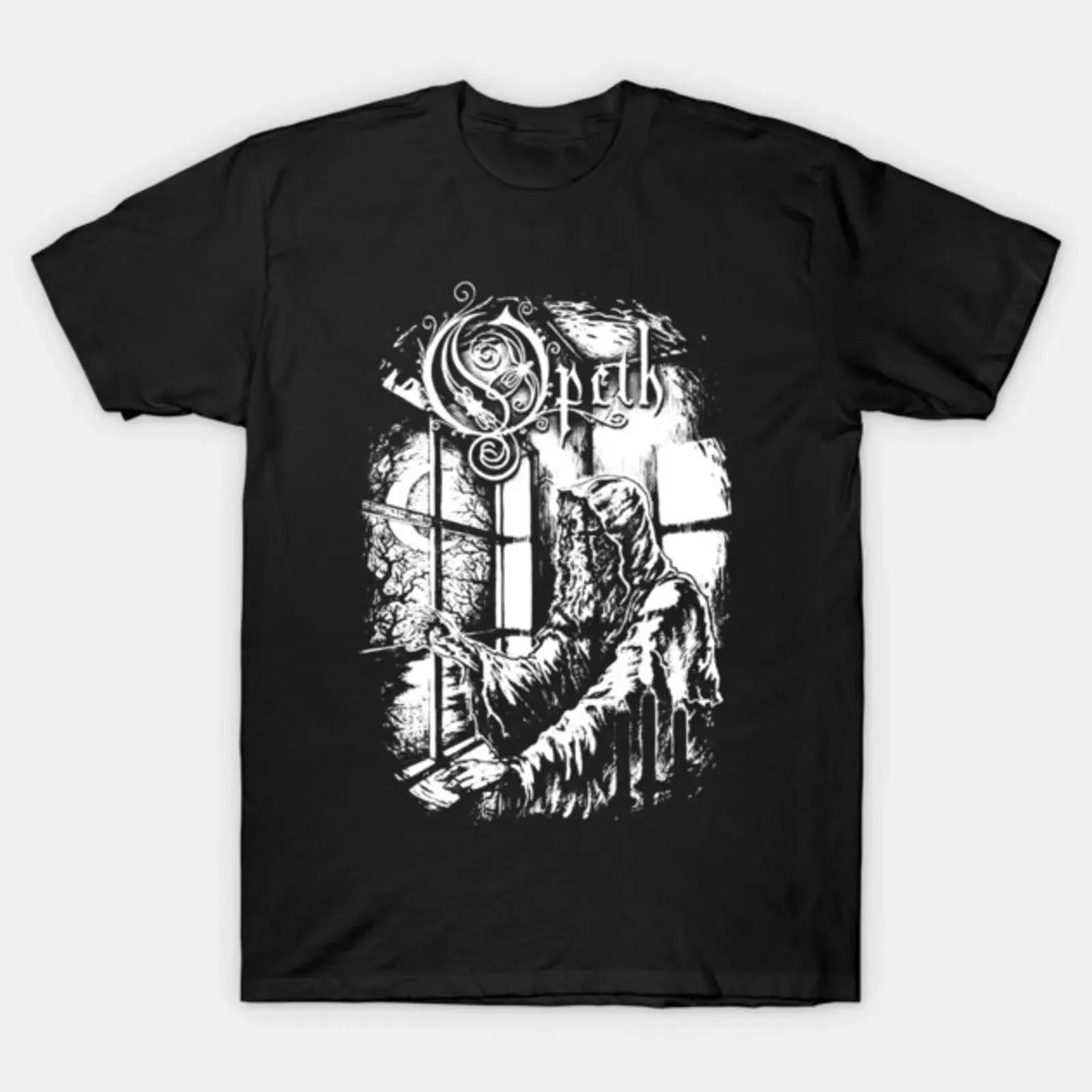 Classic Sillhouette Progressive Metal Band T Shirt vintage Washed streetwear Breathable Top For Everyday Wear graphic