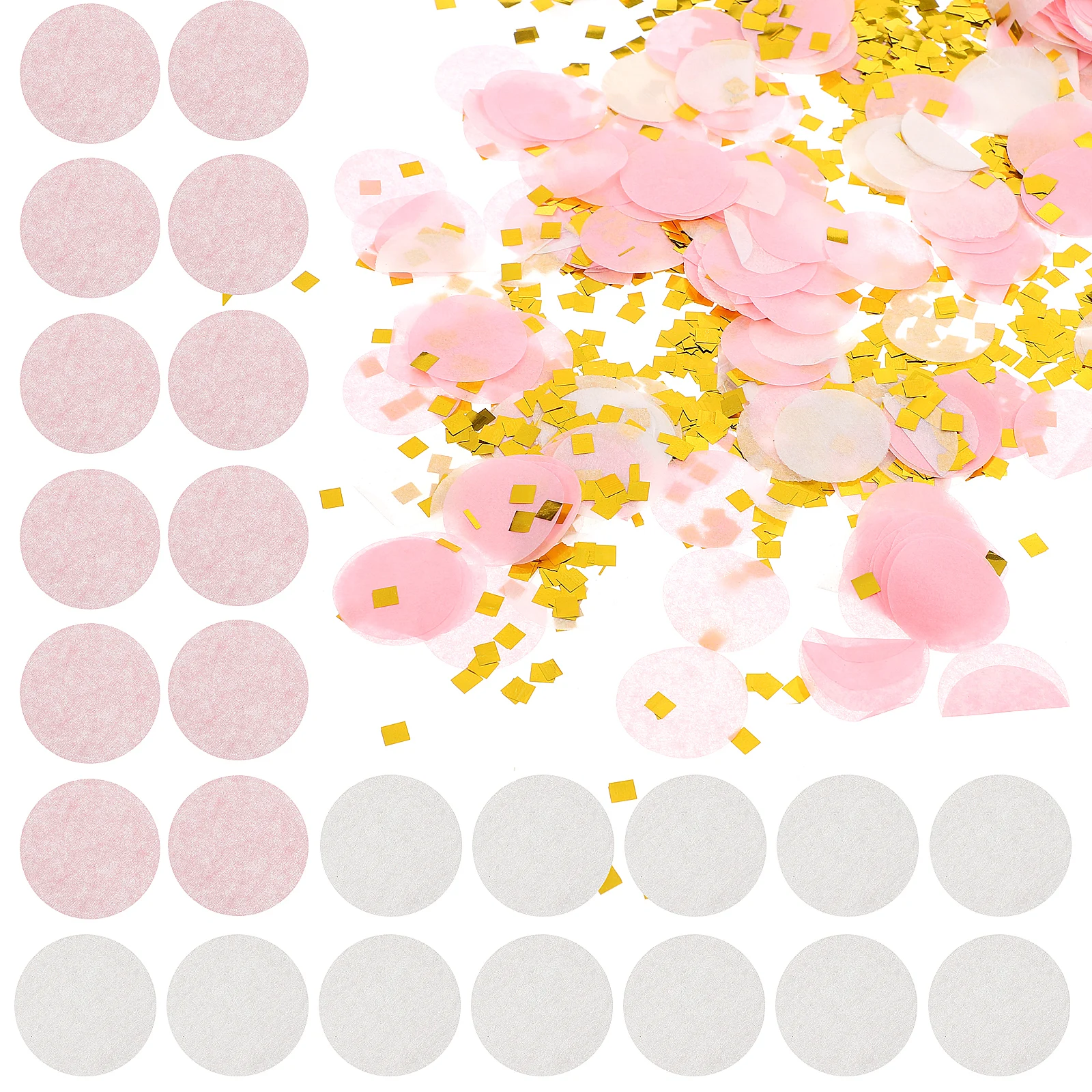 

Birthday Confetti Table Round Decorative Festival Confetti Filler Circle Paper Party Supplies Balloons Celebration