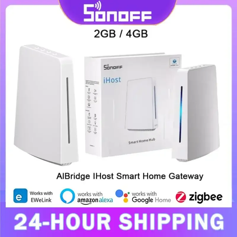 Sonoff ihost smart home hub aibridge servidor privado local 2gb/4gb zigbee gateway aberto api sistema de casa inteligente dispositivo de controle local