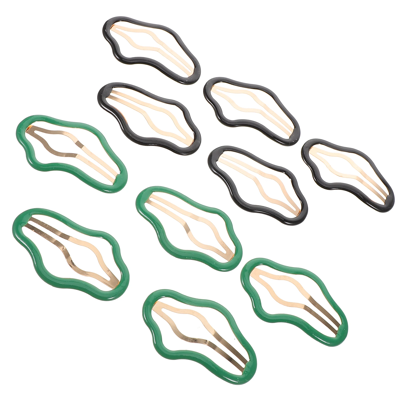 

10 Pcs Cloud Shaped Hair Clips Non Metal Barrettes for Women Sweet Cute Accessories Duckbill Hairpin Secure Hold