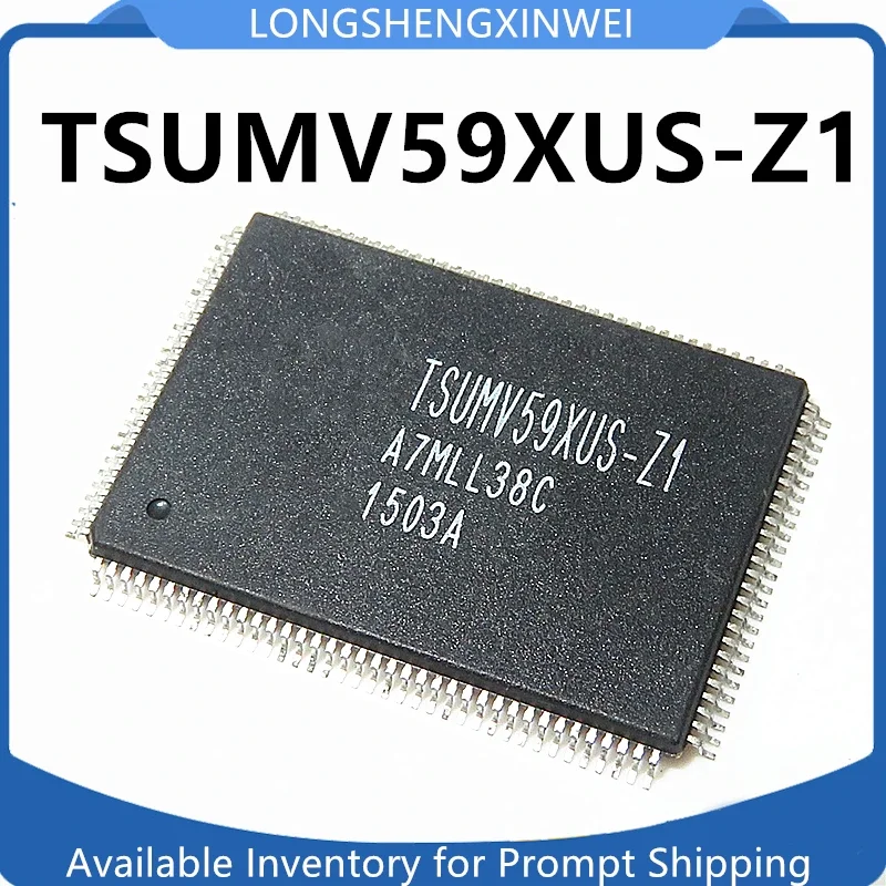 1PCS New TSUMV59XUS-Z1 TSUMV59XUS-ZI QFP128 Original LCD Chip Rectangular Shape