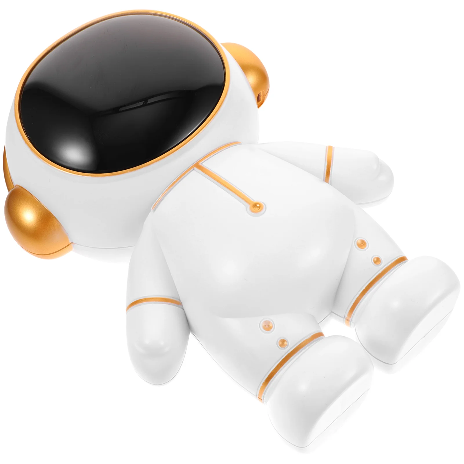 

Astronaut Piggy Bank Unique Gift Saving Money Jar Desktop Adornment Cake Shaped Coin Vinyl Household