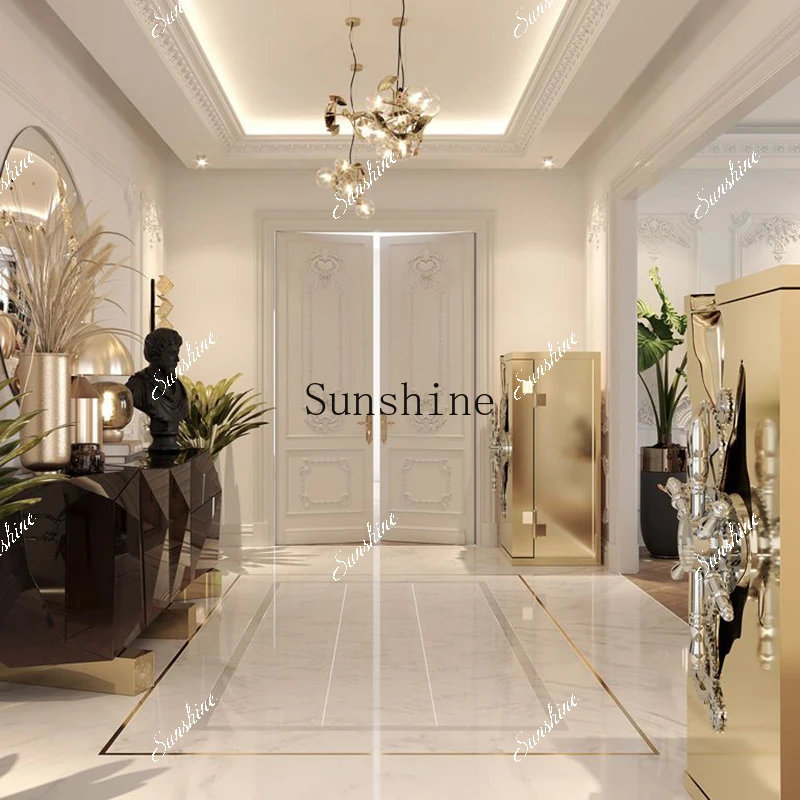 Italian light luxury stainless steel password high-end safe design anti-theft insurance household small FT