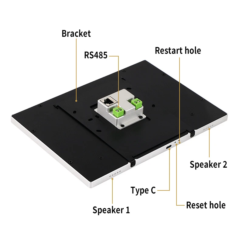 Wandgemonteerd Smart Home-bedieningspaneel, Android 11, POE-tablet, 32G, Tuya, Alexa, Google Play Store, thuisondersteuning, 10.1 