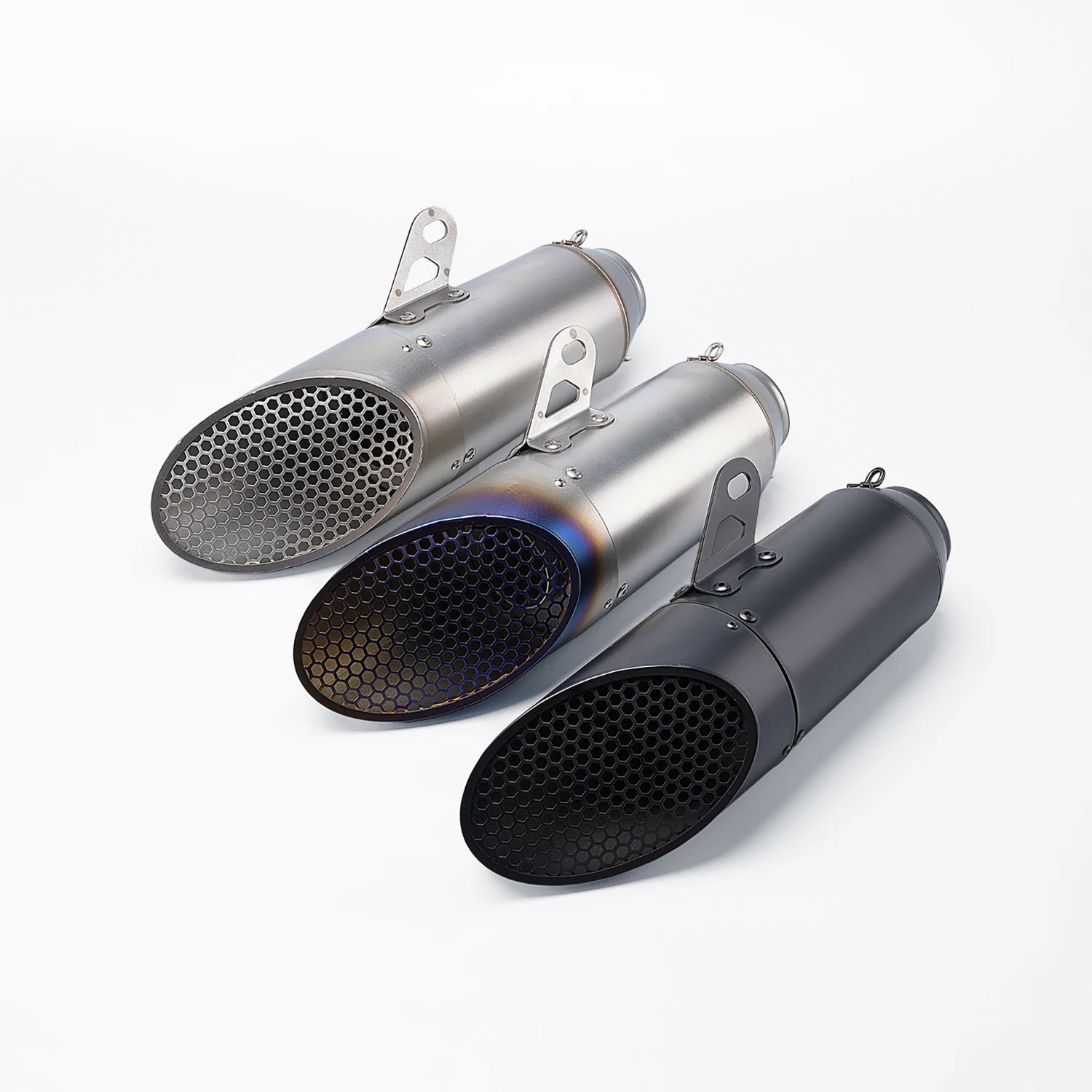 

Выхлопная система Honeycomb Moto: универсальный соединительный глушитель Slip-on для модификации хвостовой секции, подходит для различных моделей.