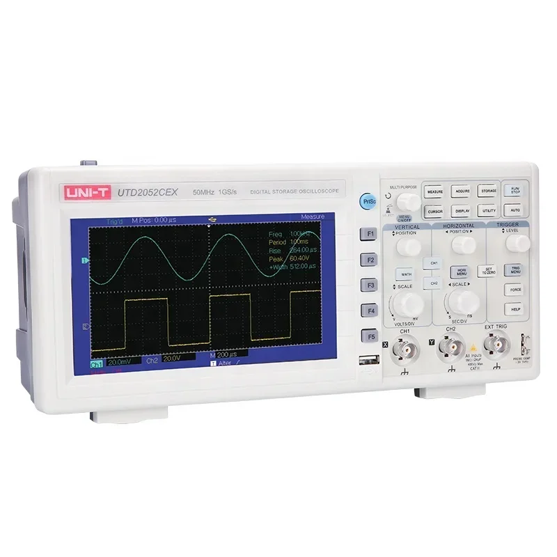 oscilloscope dual Channel 50MHz digital storage oscilloscope UTD2052CEX