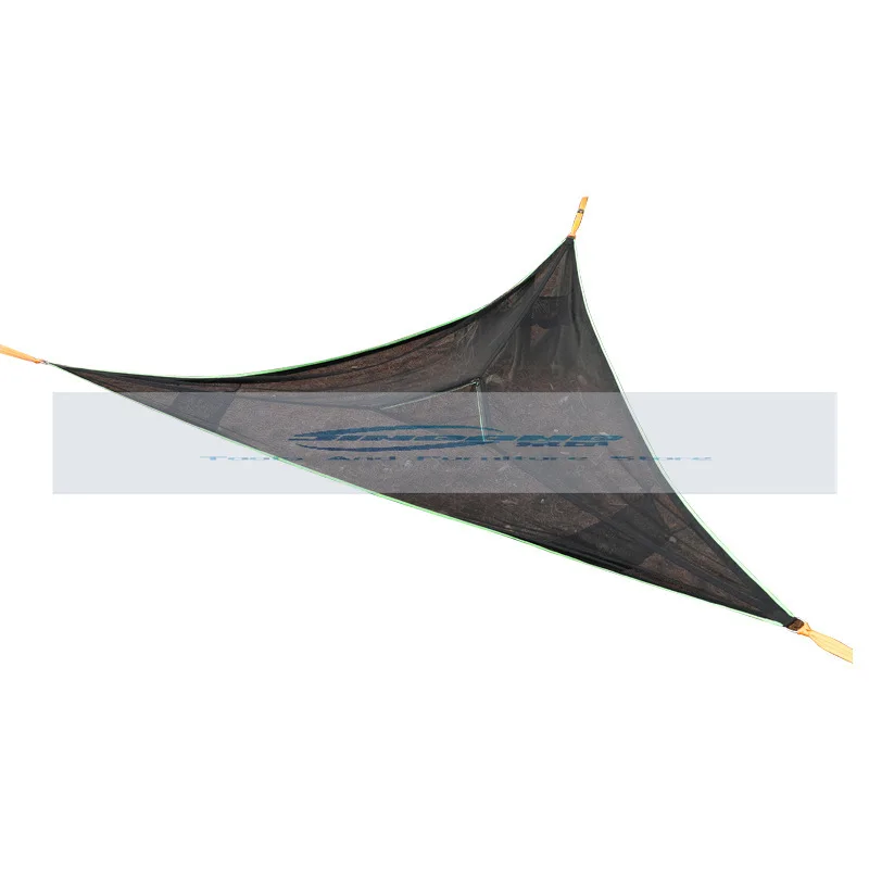 

Outdoor multi-person hammock large aerial tree tent aerial camping net bed triangular suspension anti-rollover cradle