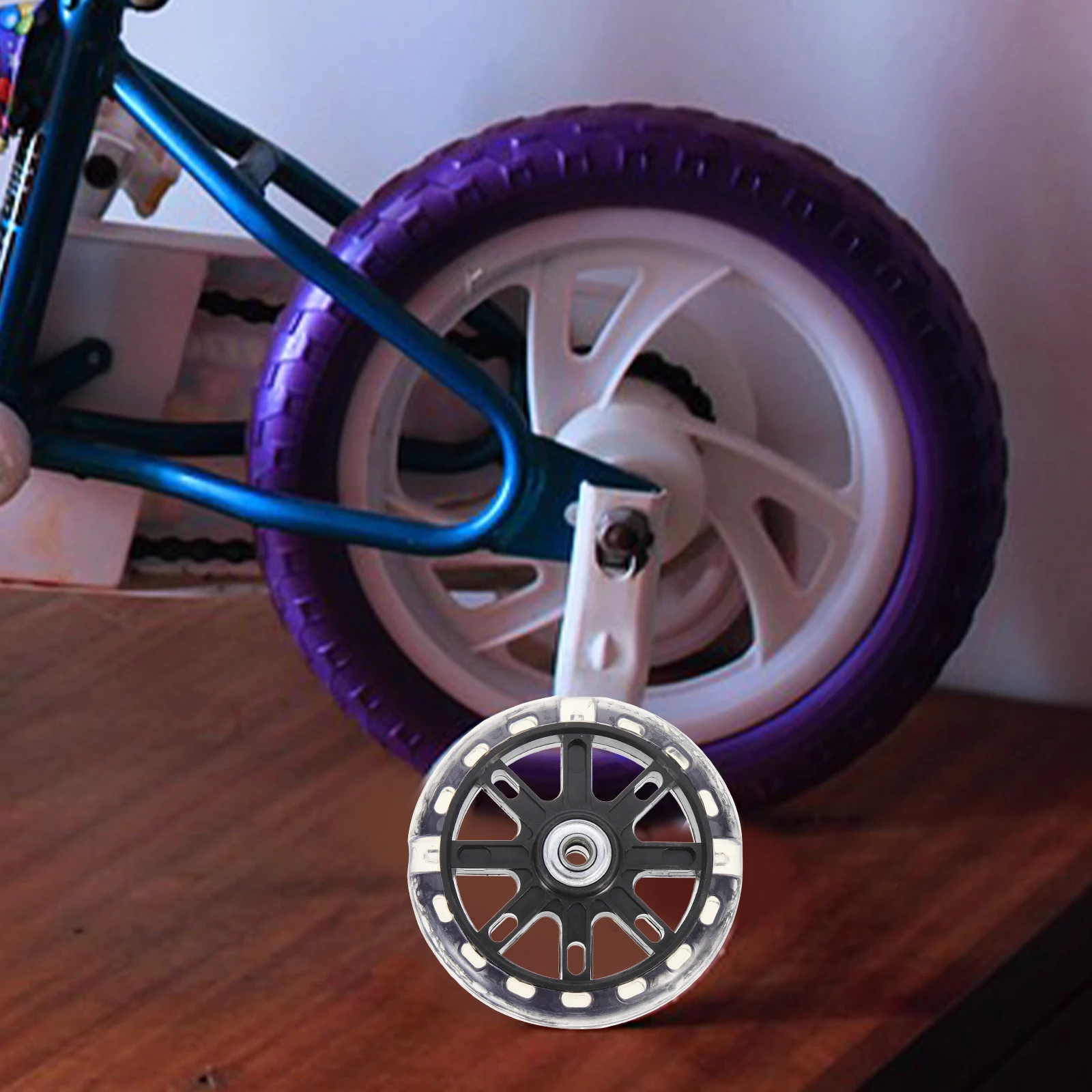 

Training Wheels for Kids Bikes Anti-slip Noise-free Adjustable Auxiliary Cycle Wheel Plastic Metal Toddler Bike Accessories