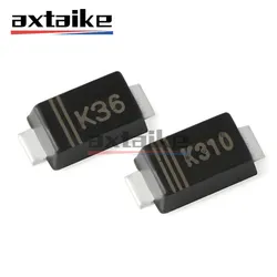 100PCS DSK34 K34 DSK36 K36 DSK310 K310 SOD-123FL 3A 40V 60V 100V SMD Schottky Diodes