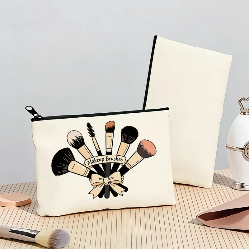 1PCS Portable Travel Data Cable And Makeup Brush Storage Bag Unisex Daily Use Organizer Bag for Electronics And Accessories