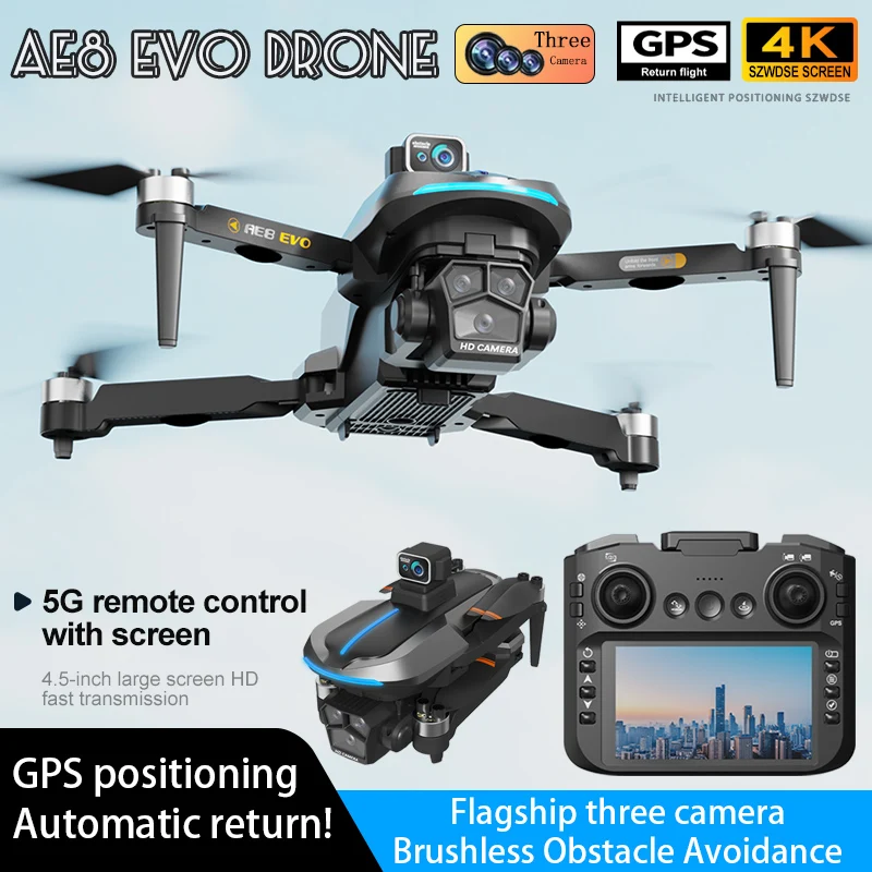 AE8 Evo Gps Drone P…