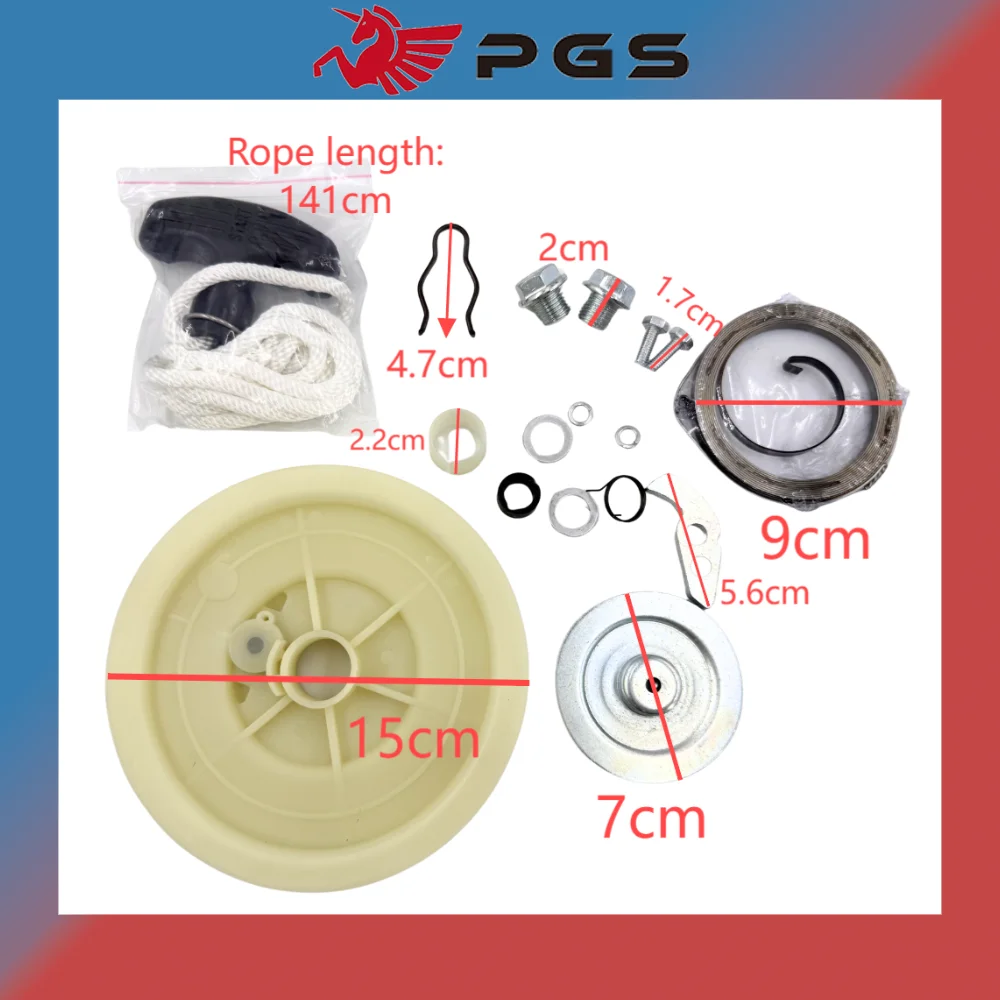 

ATV Recoil Pull Starter Start Repair Rebuild Kit For Polaris Sportsman 500 1996-2011 3084822 3083463 3083378 3083379 3084744