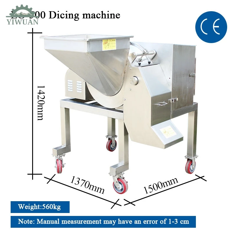 Industrial Fruit Vegetable Cube Cutter Cutting Machines Aloe Vera Dicing Machine