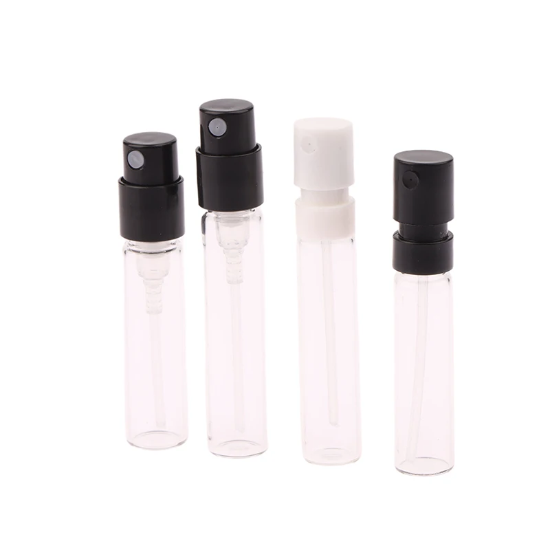 Mini Bayonet Glass Bottles Fragrance Sample Tester Bottle Vials Refillable Perfume Spray Atomizer Travel Cosmetic Containers